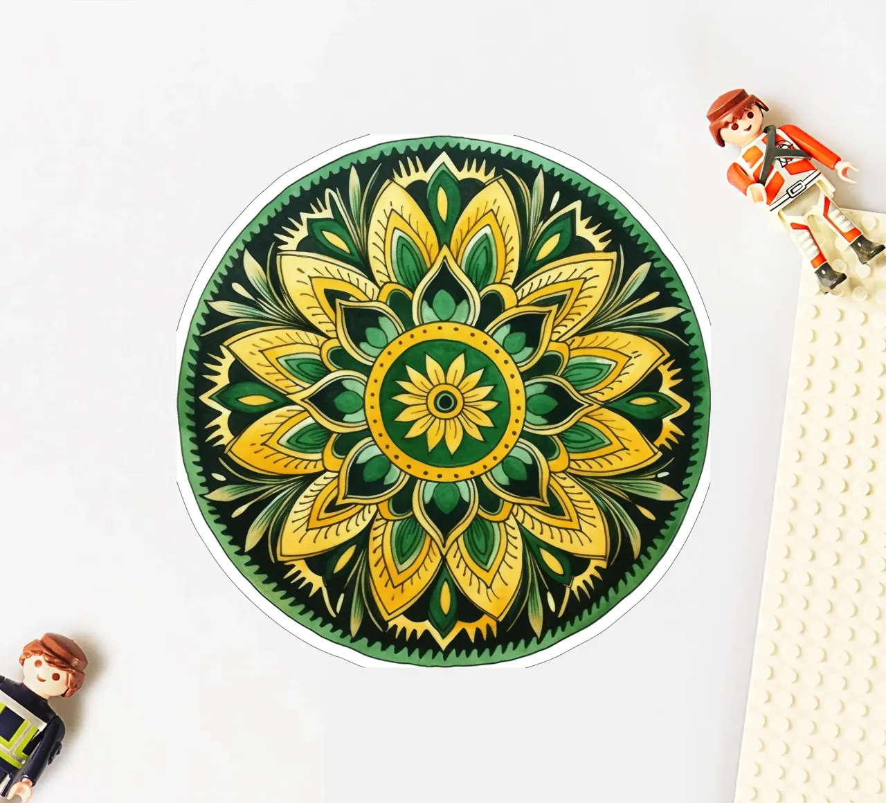 Mandala verde adesivo da Spiritual Touch