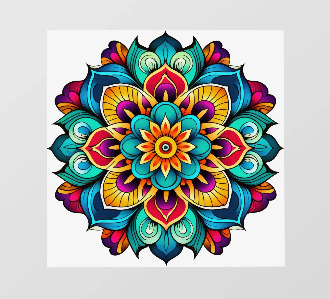 Mandala Vibrance pellicola backlit da Spiritual Touch