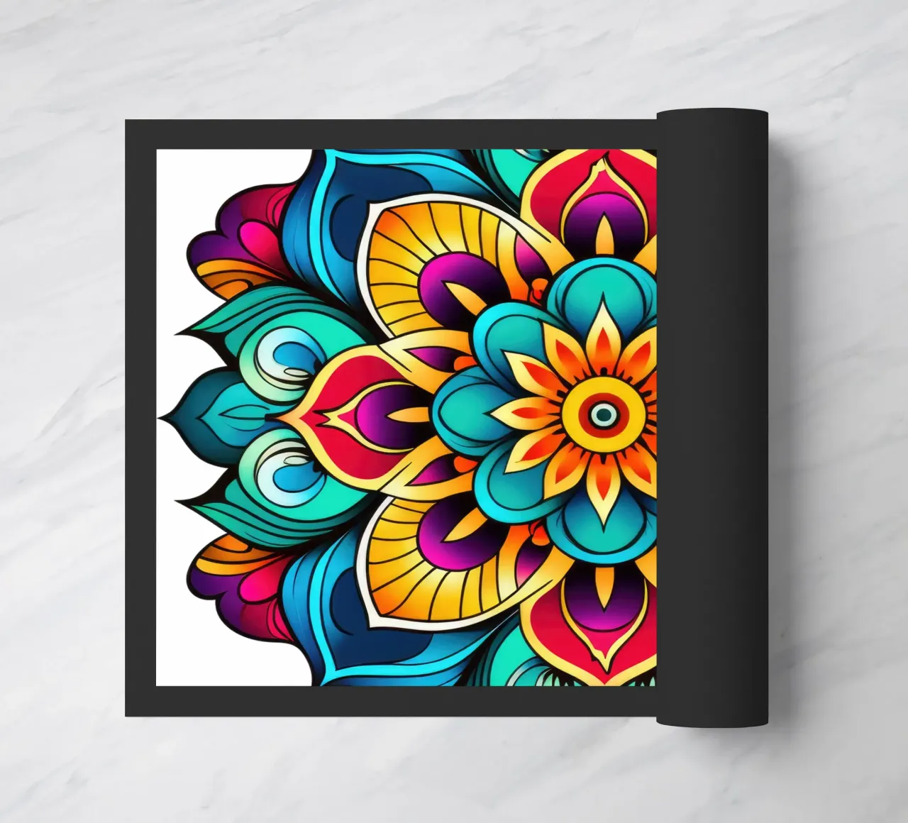 Mandala trilling deurmat van Spiritual Touch