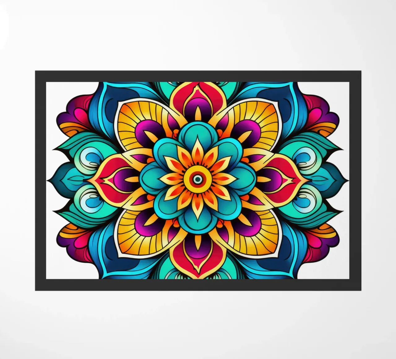 Mandala trilling deurmat van Spiritual Touch