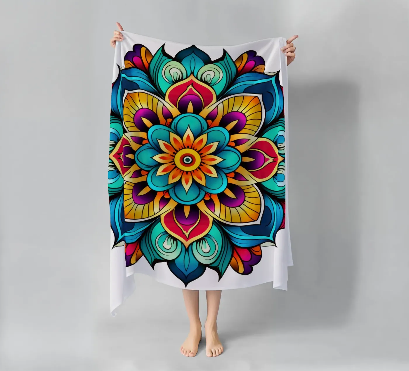 Mandala trilling strandhanddoek van Spiritual Touch