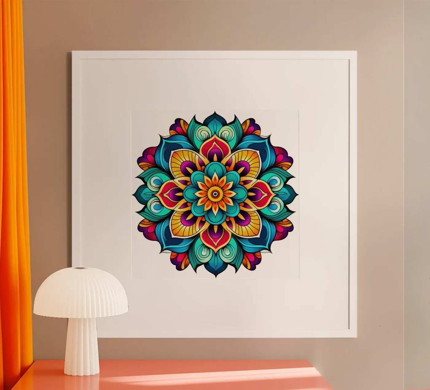 Mandala Vibrance poster da Spiritual Touch