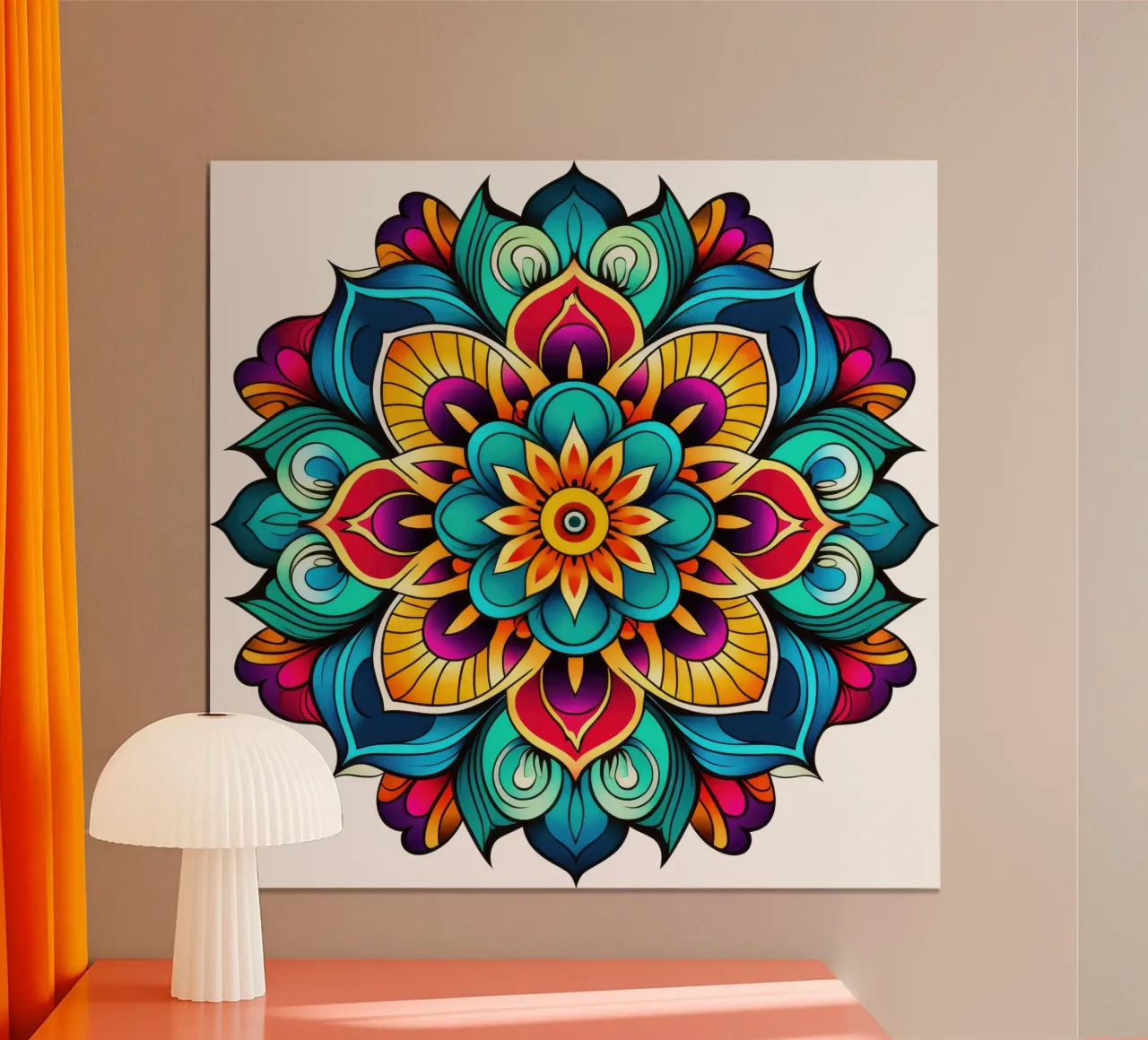 Mandala Vibrance poster da Spiritual Touch