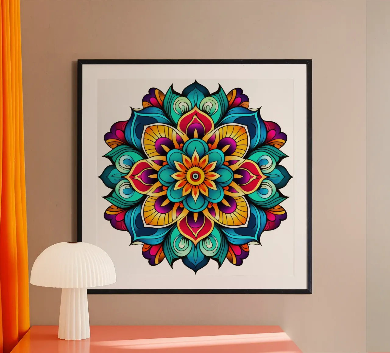 Mandala Vibrance poster da Spiritual Touch