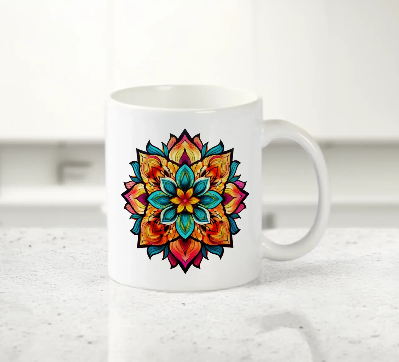 Mandala Vibrance tazza in ceramica da Spiritual Touch