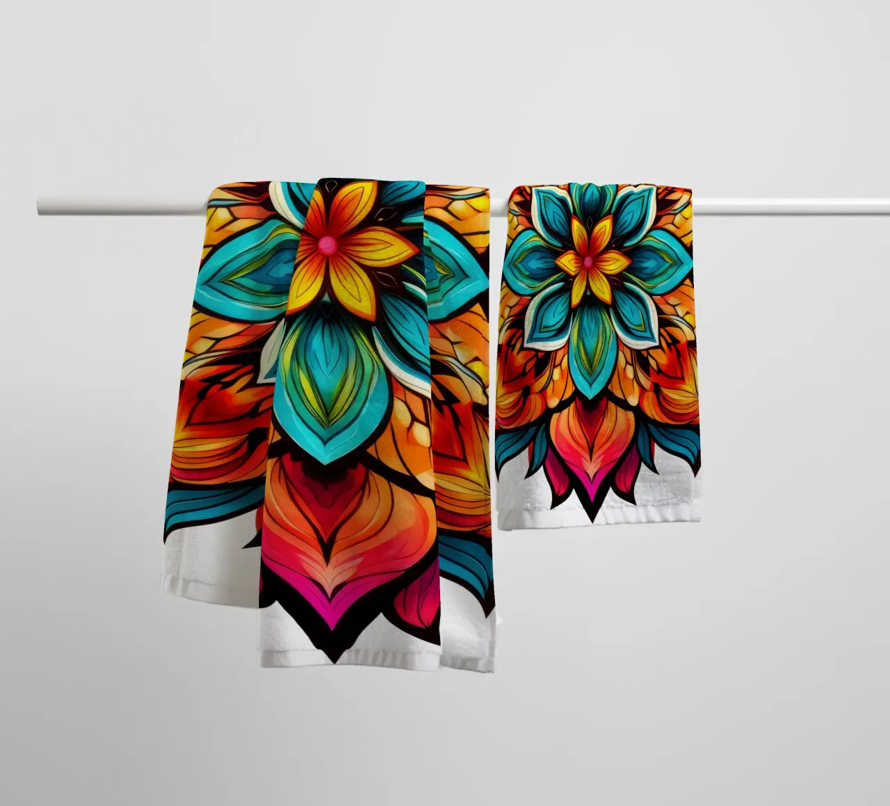 Mandala Vibrance asciugamano da bagno da Spiritual Touch