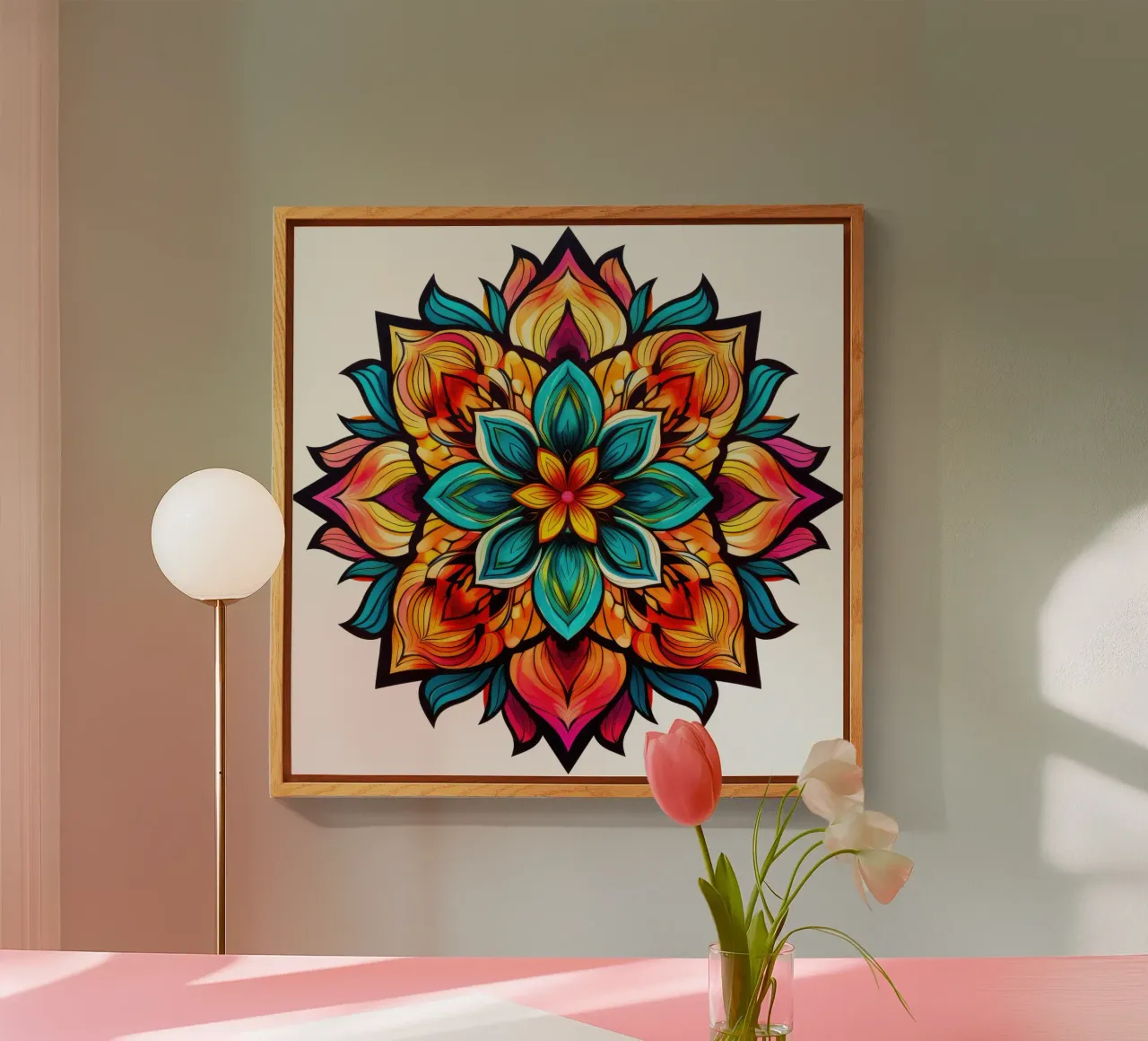 Mandala Vibrance plexiglass da Spiritual Touch