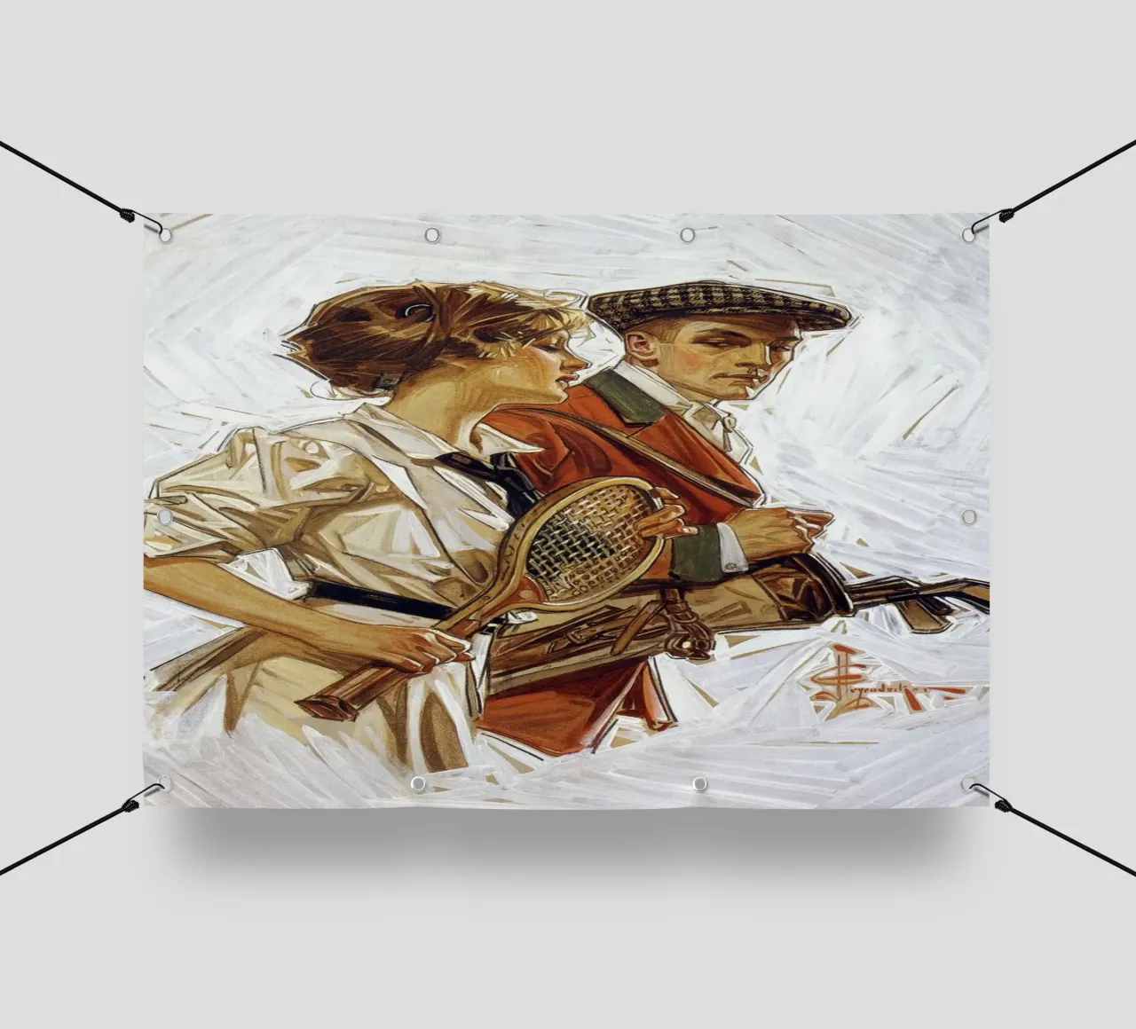 JCL 019 telo in pvc da JC Leyendecker