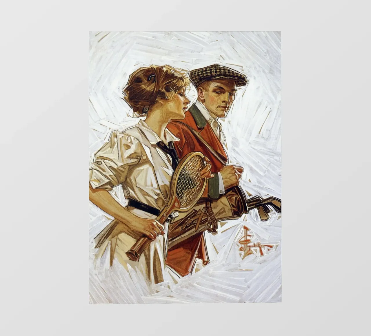 JCL 019 telo in pvc da JC Leyendecker