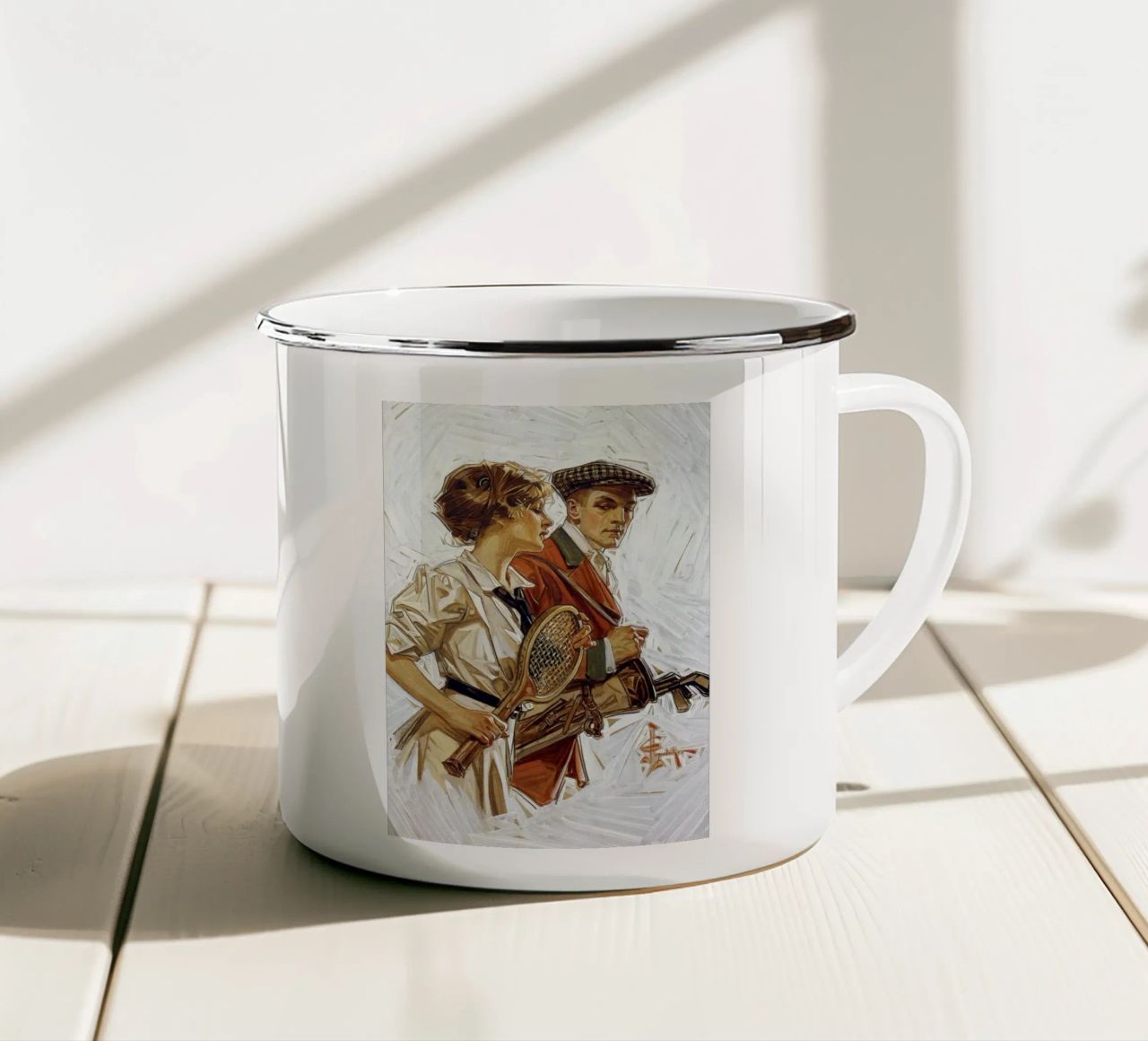 JCL 019 tazza in smalto da JC Leyendecker