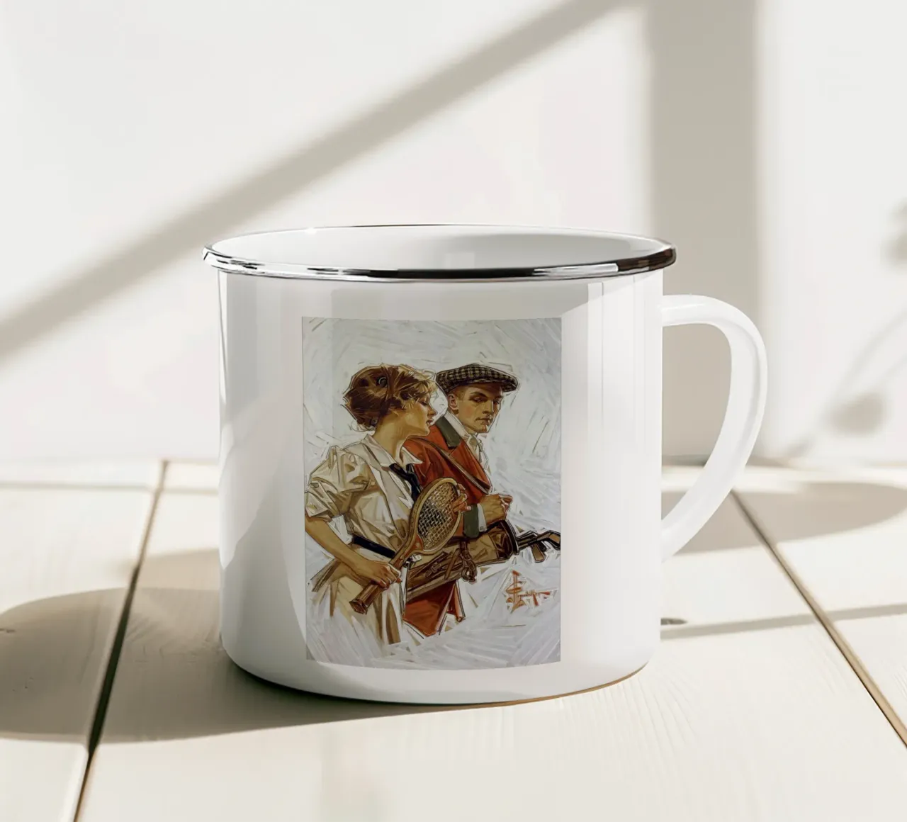 JCL 019 tazza in smalto da JC Leyendecker