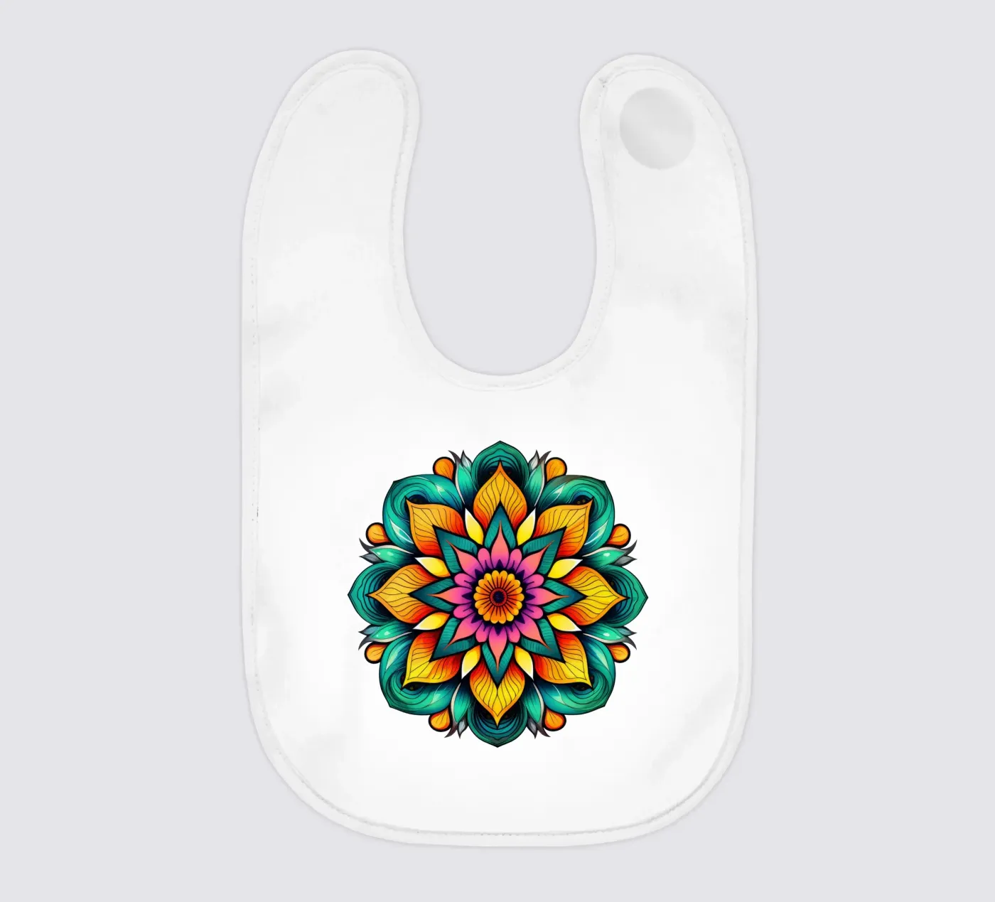 Mandala trilling baby slabbetje van Spiritual Touch