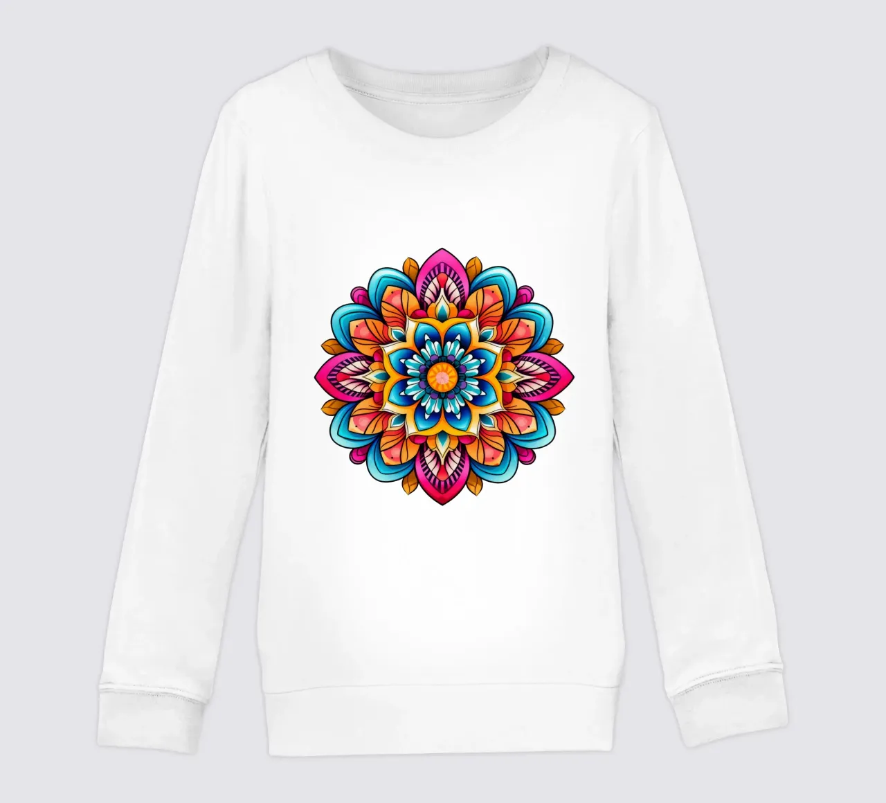 Mandala Vibrance kids sweatshirt by Spiritual Touch