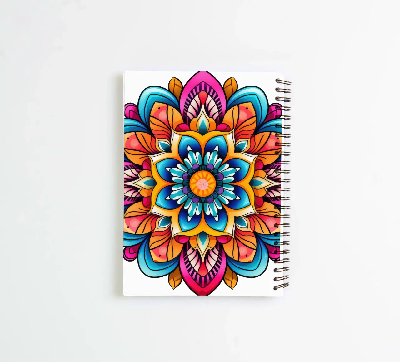 Mandala Vibrance spiral notebook by Spiritual Touch