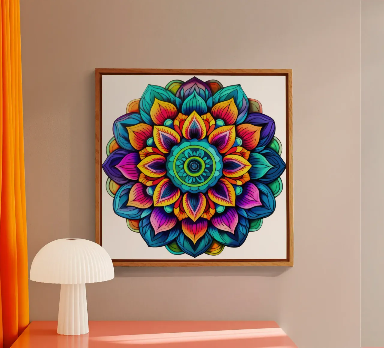 Mandala Vibrance plexiglass da Spiritual Touch