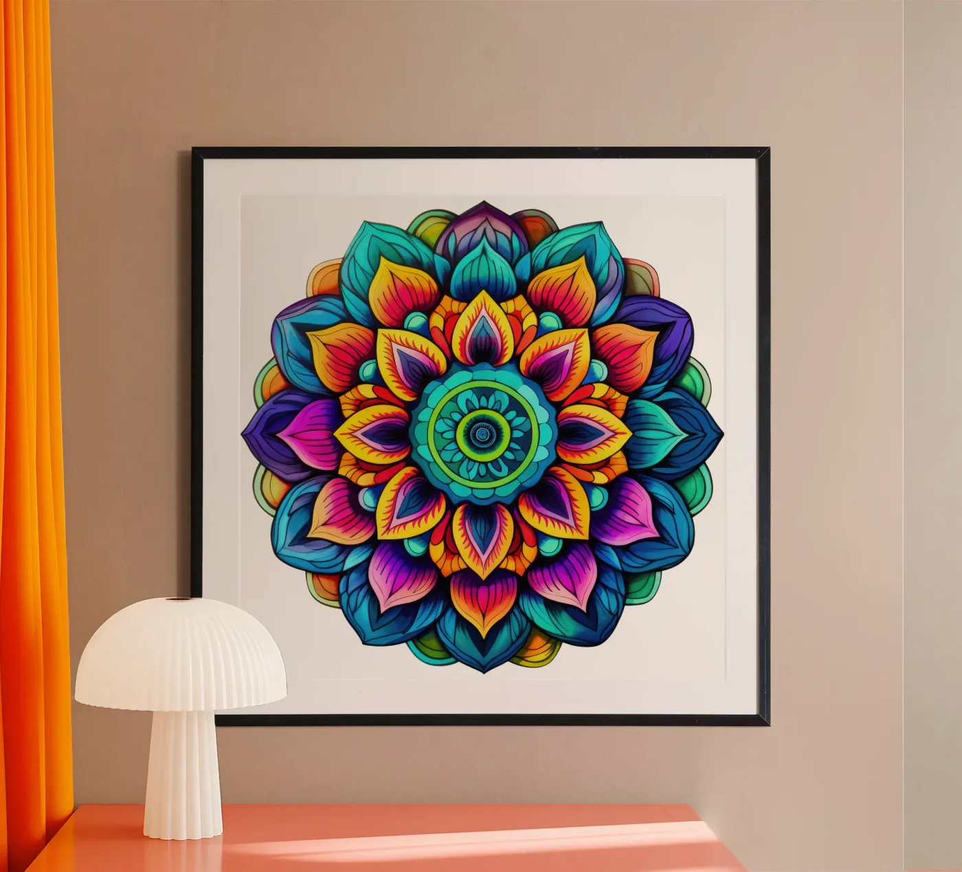 Mandala Vibrance poster da Spiritual Touch