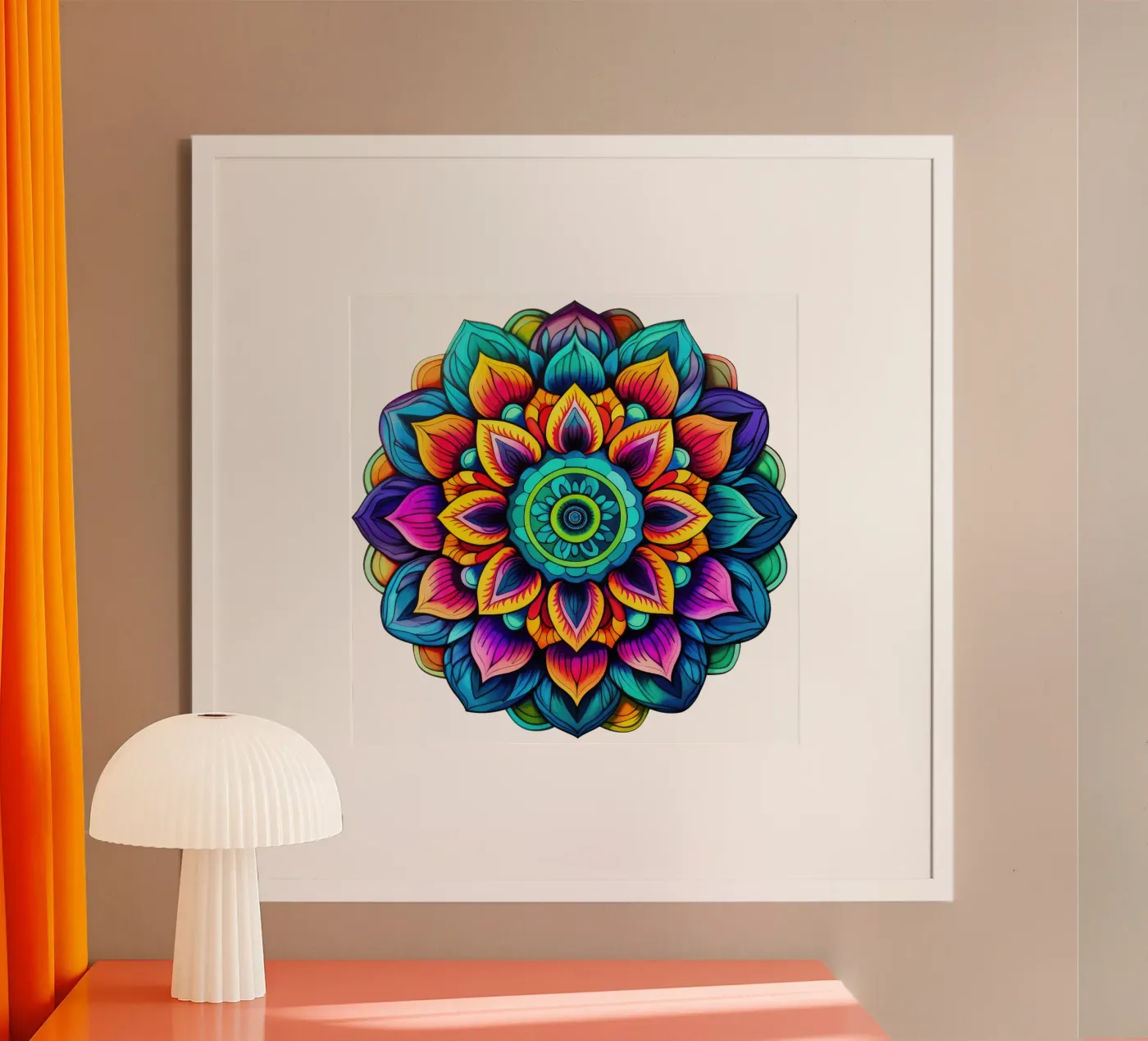 Mandala Vibrance poster da Spiritual Touch