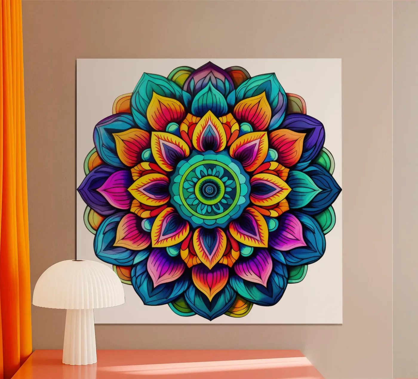 Mandala Vibrance poster da Spiritual Touch