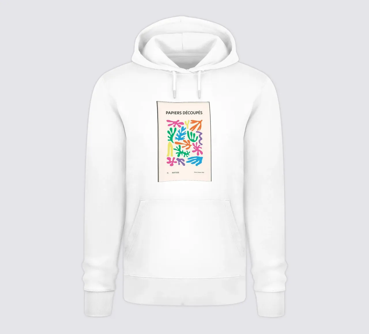 ritagli di carta linee fluide felpa con cappuccio da uklik sell