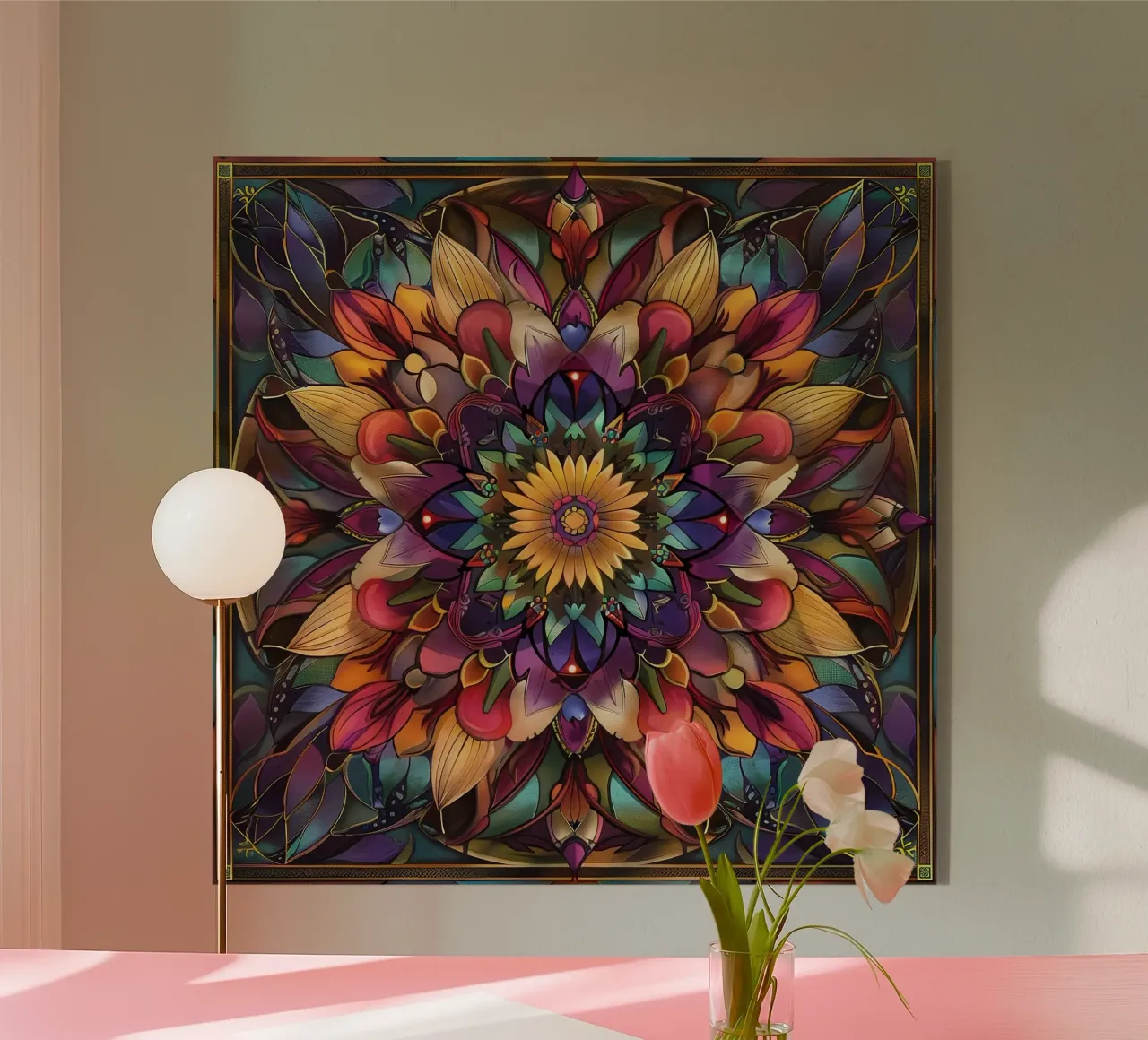 Mandala sacro plexiglass da Spiritual Touch