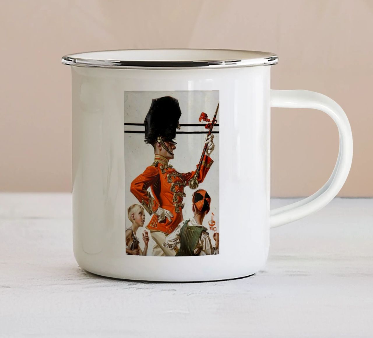 JCL 020 tazza in smalto da JC Leyendecker