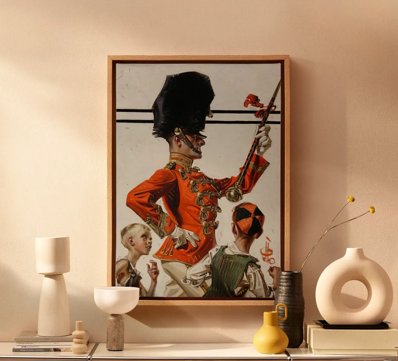 JCL 020 tela con Cornice a cassetta da JC Leyendecker