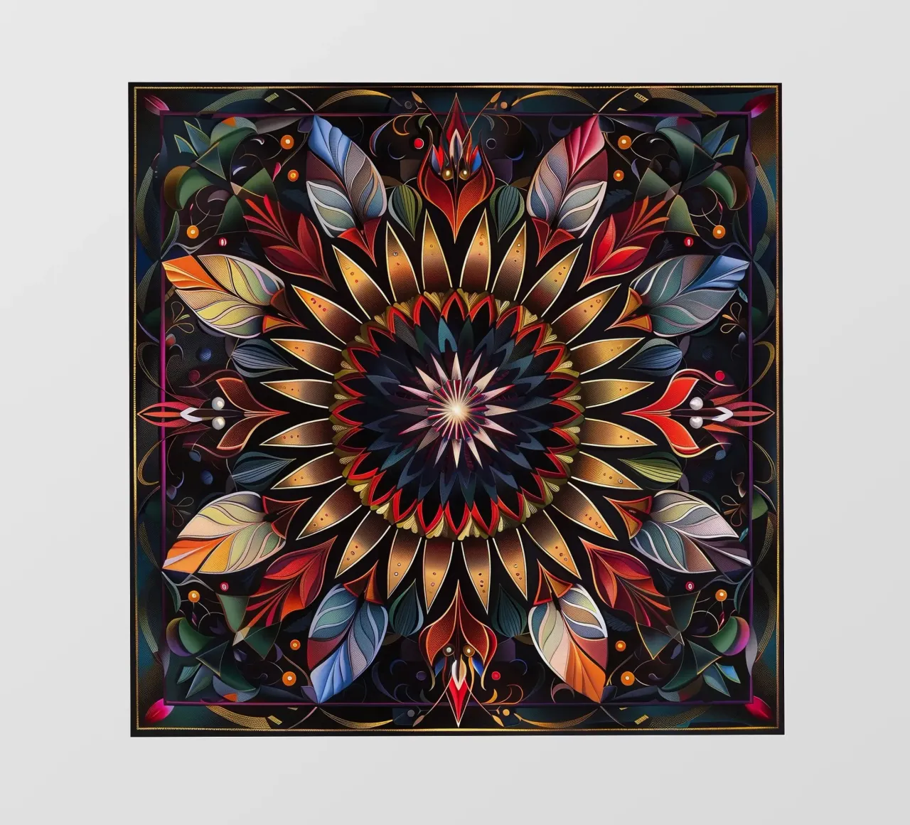Heilige Mandala pvc-zeil van Spiritual Touch
