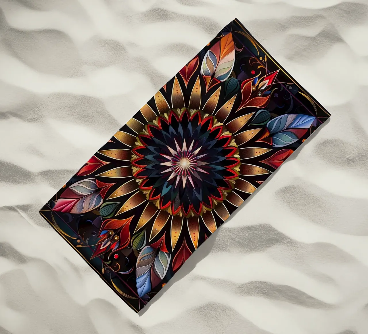 Sacred Mandala beach towel by Spiritual Touch
