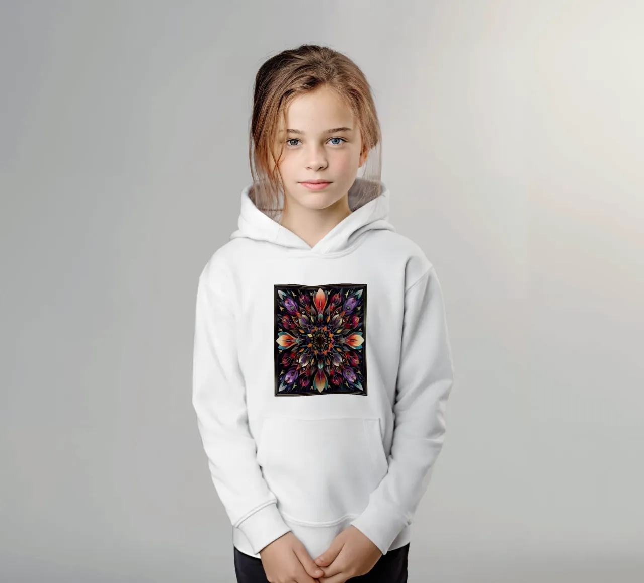 Sacred Mandala kids hoodie by Spiritual Touch
