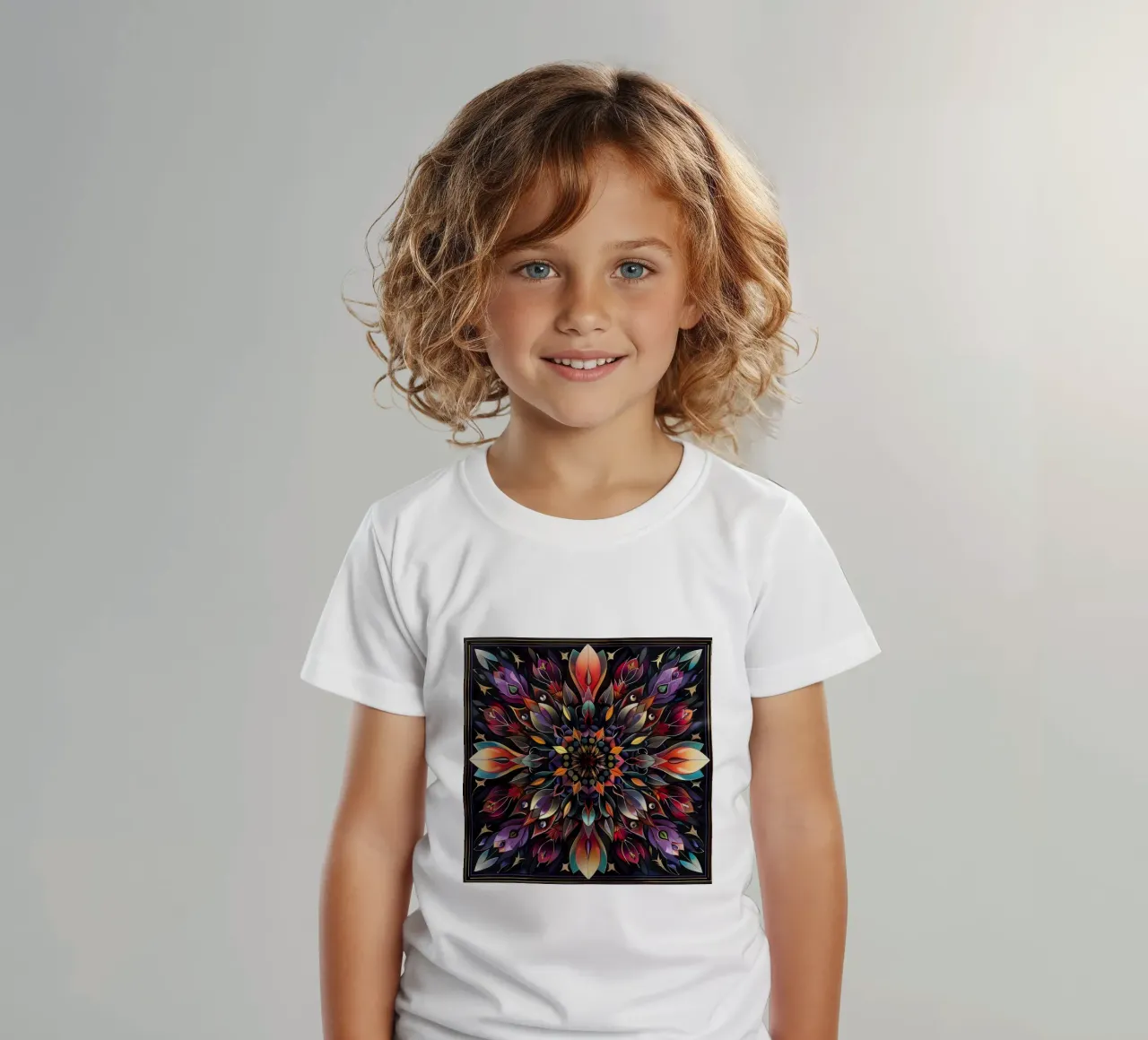 Sacred Mandala kids t-shirt by Spiritual Touch