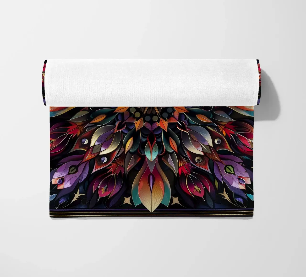 Sacred Mandala beach towel by Spiritual Touch