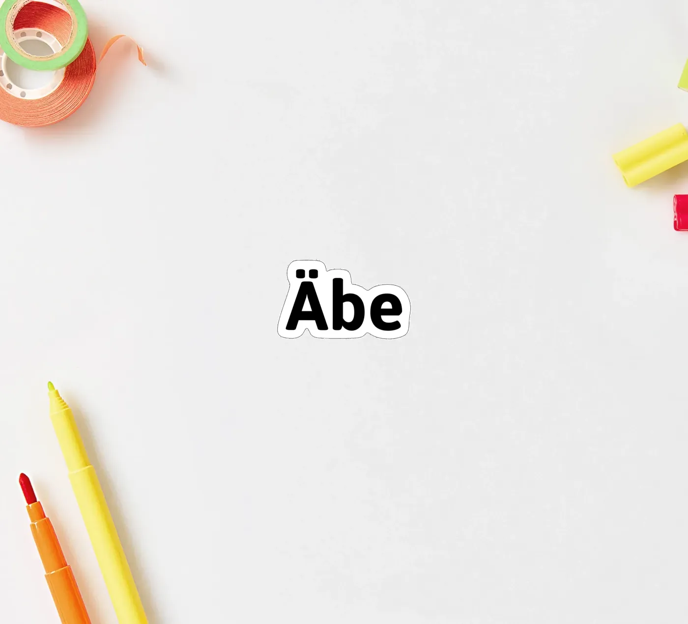 Äbe sticker by LucernePictures