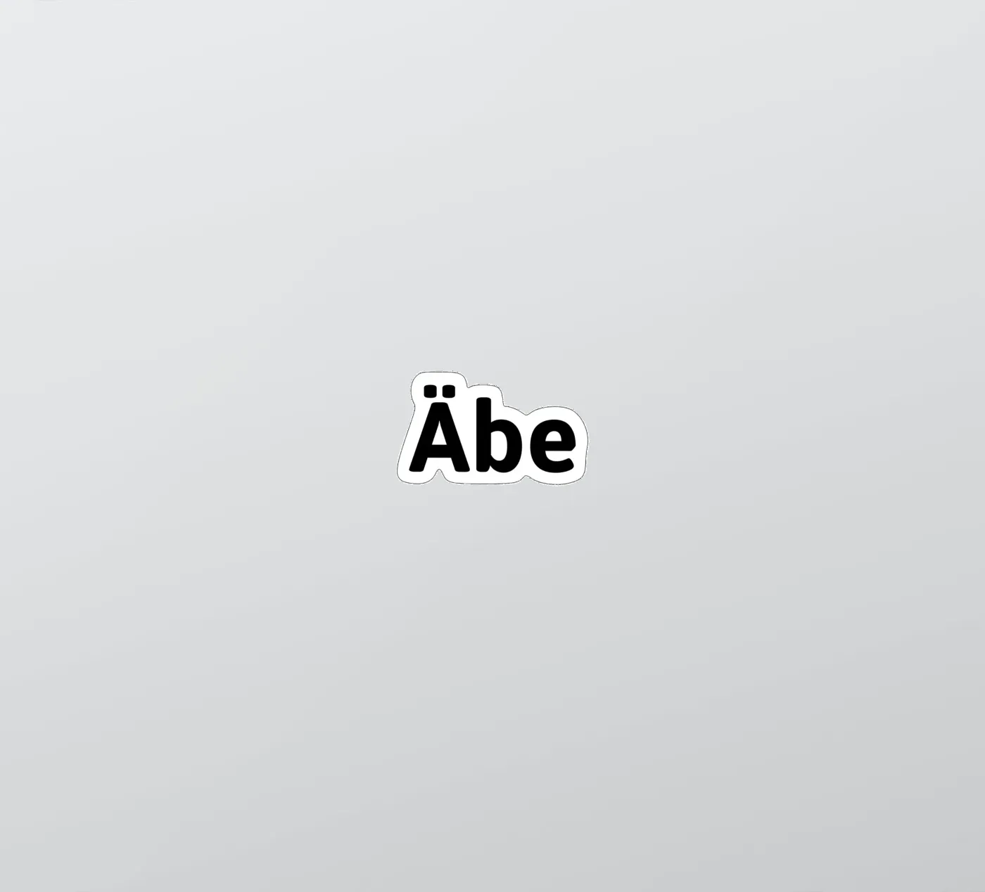 Äbe sticker by LucernePictures