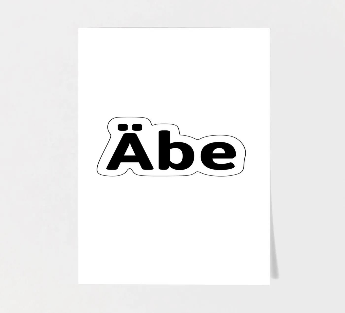 Äbe sticker sheet by LucernePictures