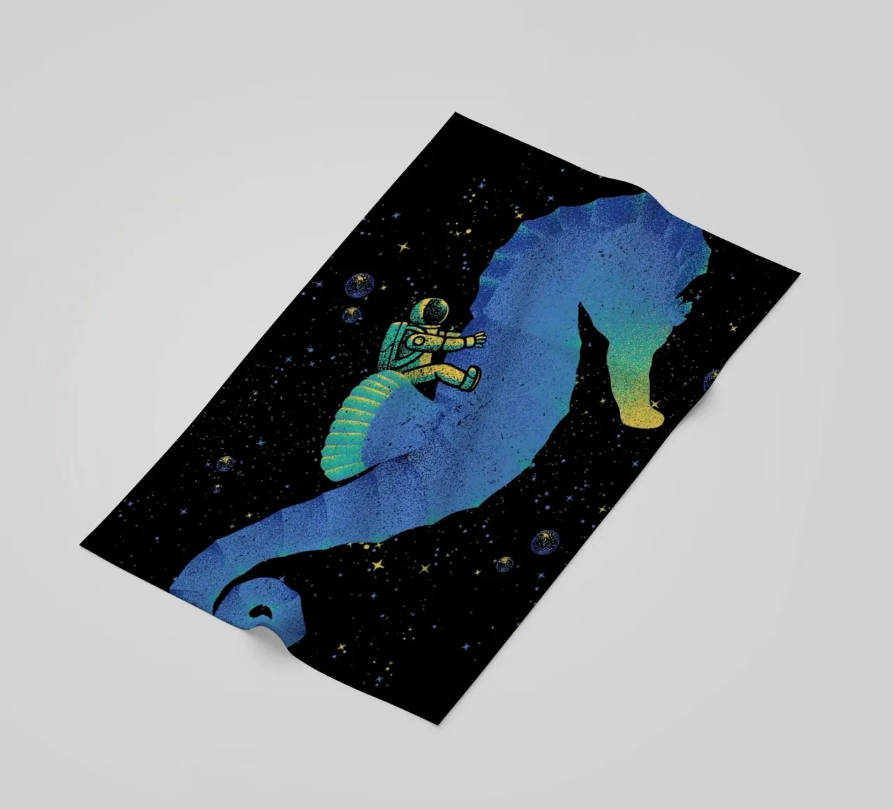 Riding A Sea Horse Astronaut telo mare da Tobe Fonseca