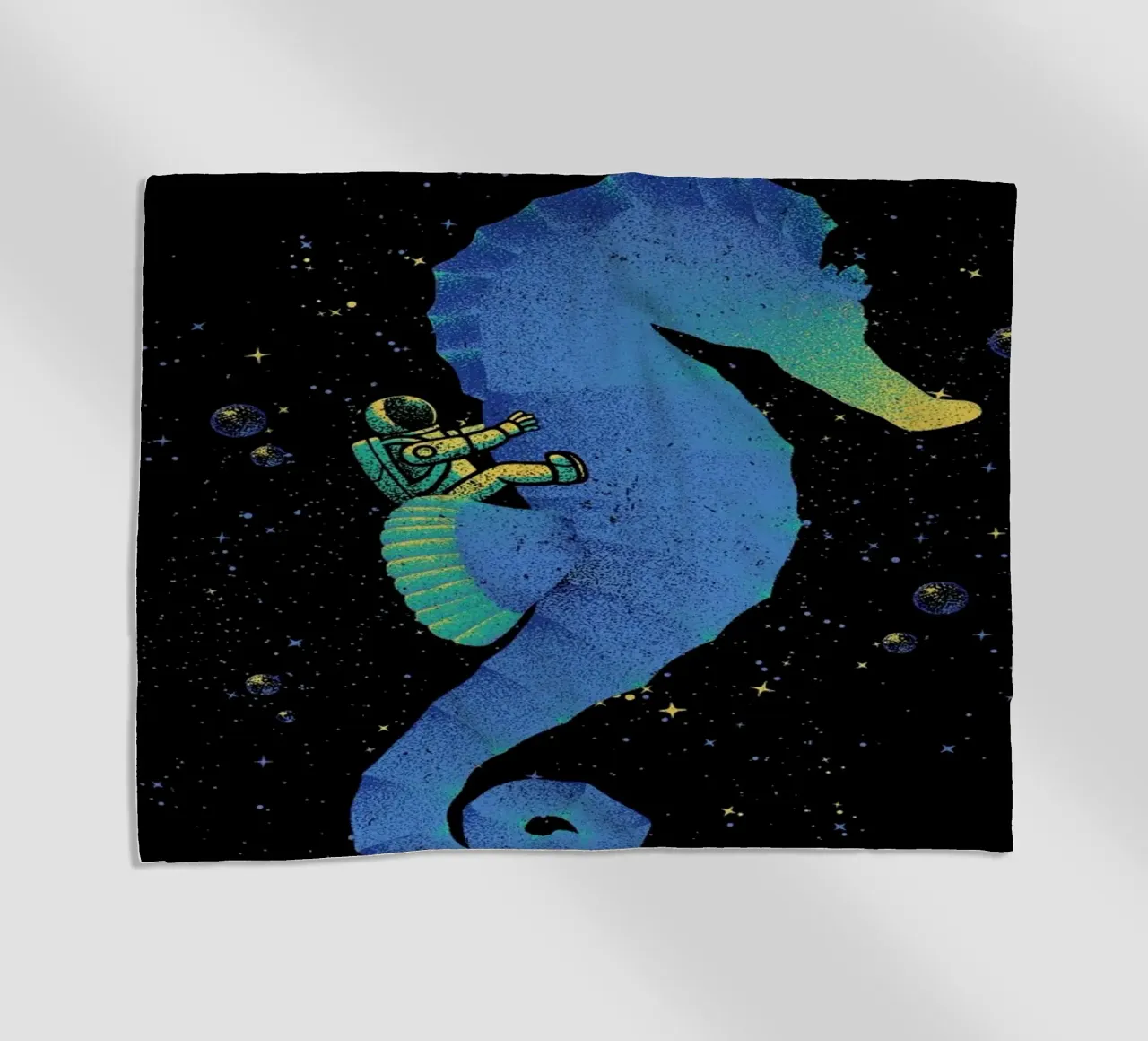Riding A Sea Horse Astronaut telo mare da Tobe Fonseca