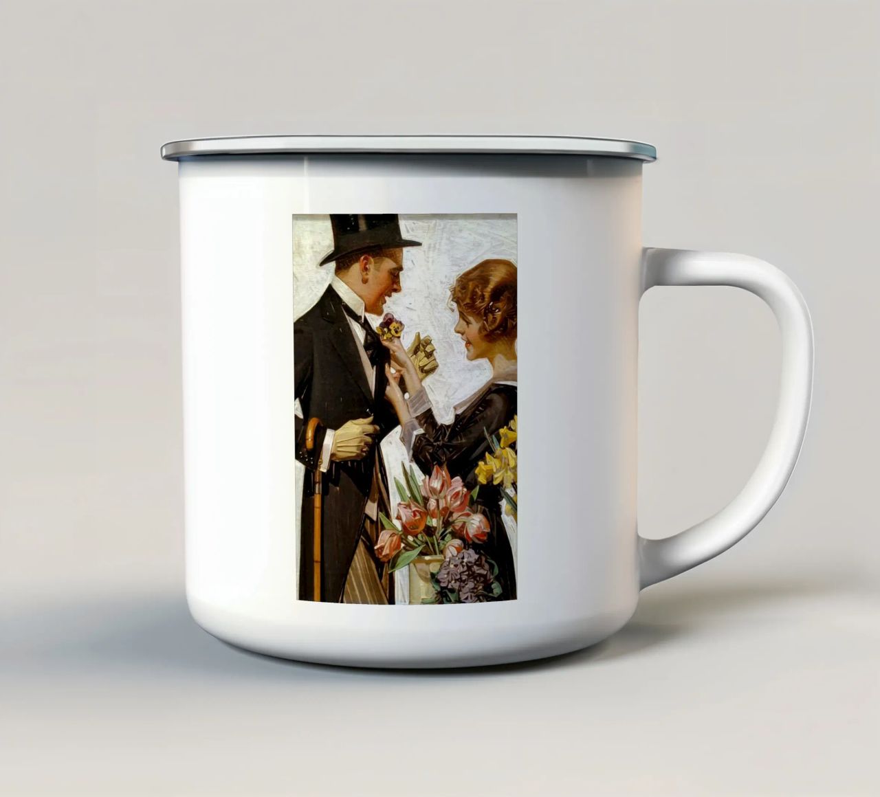 JCL 021 tazza in smalto da JC Leyendecker