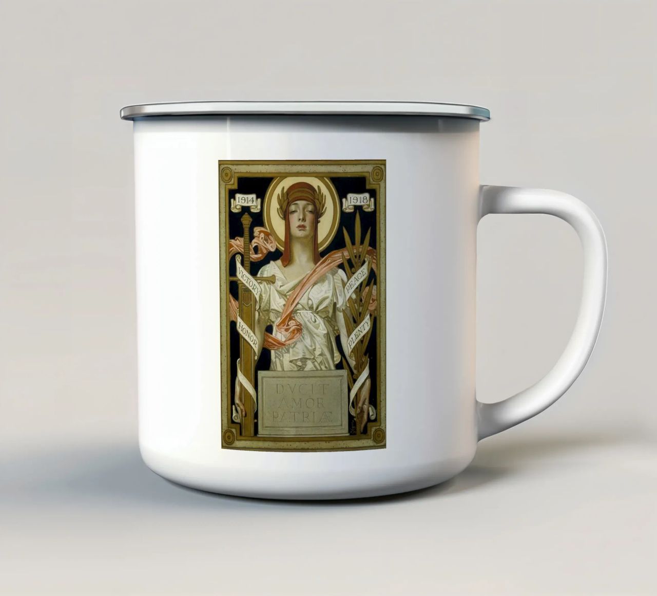 JCL 022 tazza in smalto da JC Leyendecker