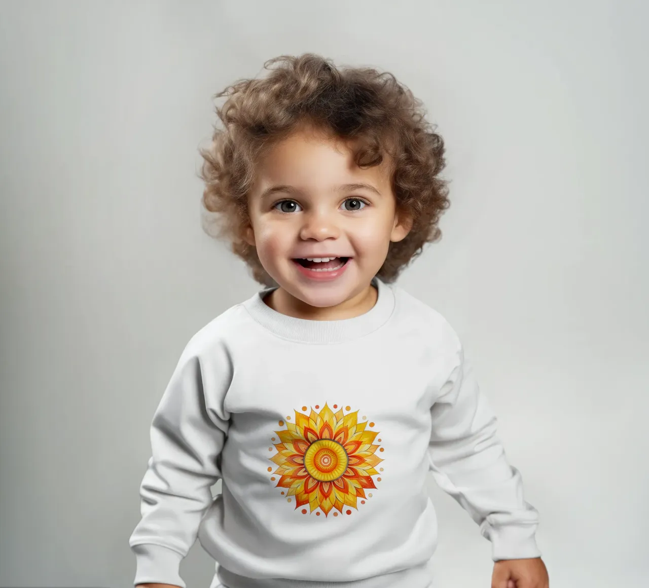 Mandala del sole felpa neonato da Spiritual Touch