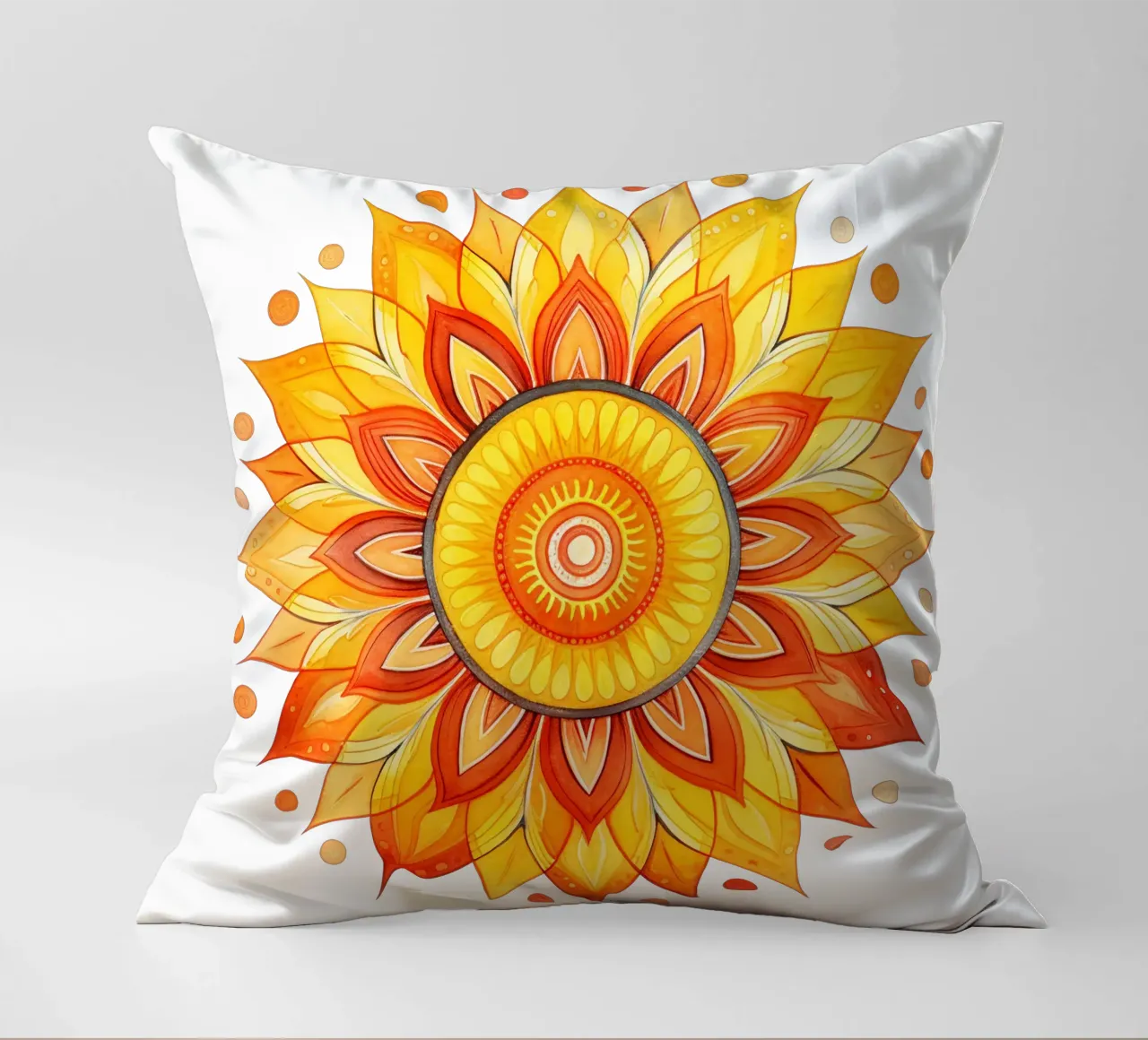 Mandala del sole cuscino da Spiritual Touch