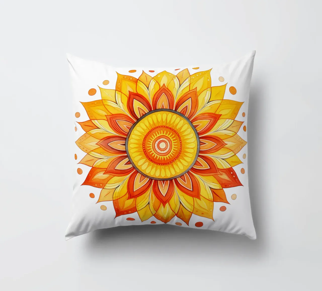 Mandala del sole cuscino da Spiritual Touch