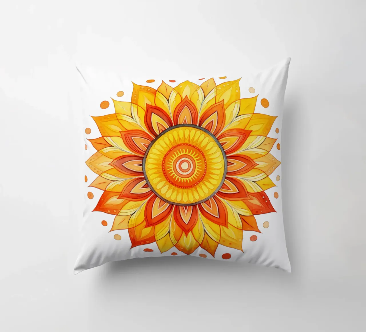 Mandala del sole cuscino da Spiritual Touch
