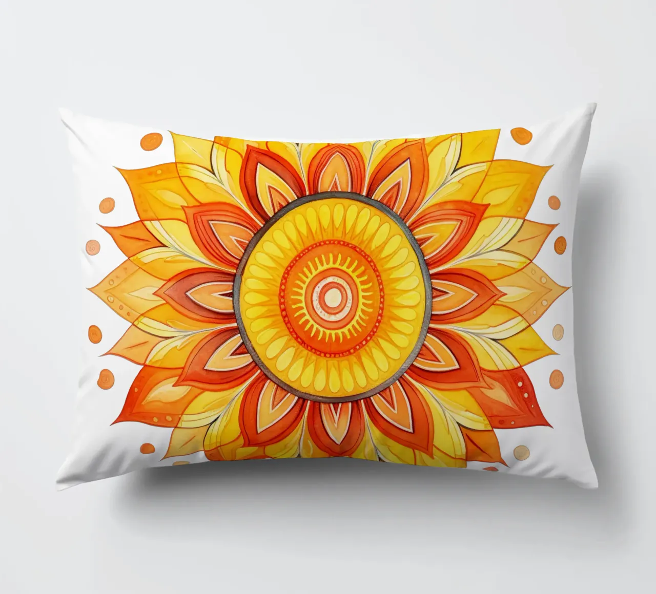 Mandala del sole cuscino da Spiritual Touch