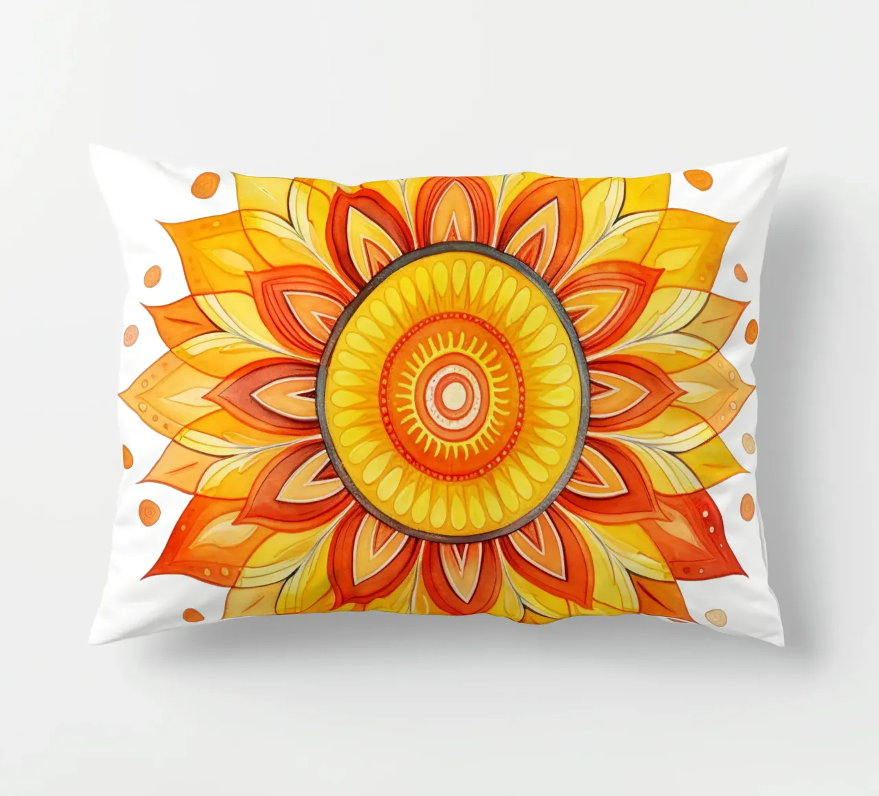 Mandala del sole cuscino da Spiritual Touch