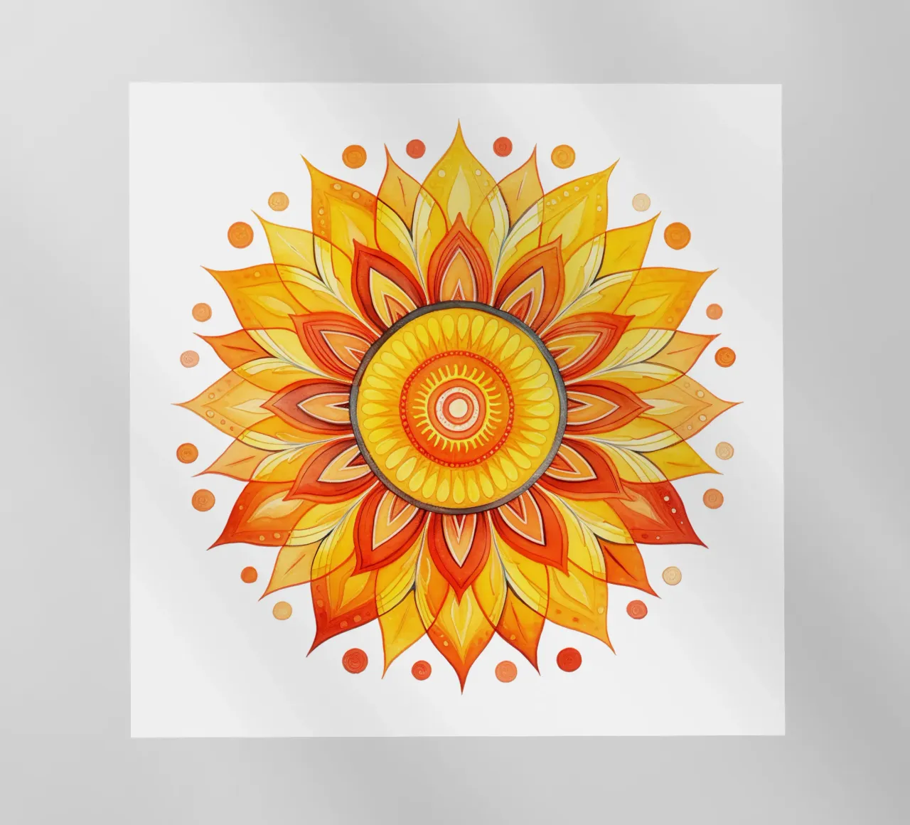 Mandala del sole pellicola backlit da Spiritual Touch