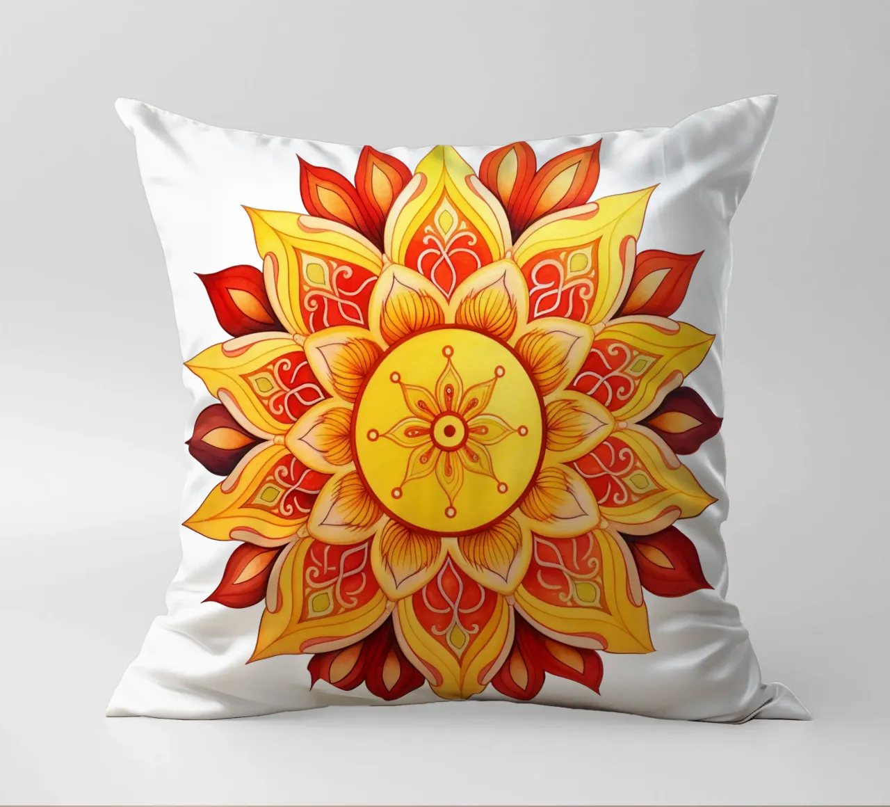 Mandala del sole cuscino da Spiritual Touch