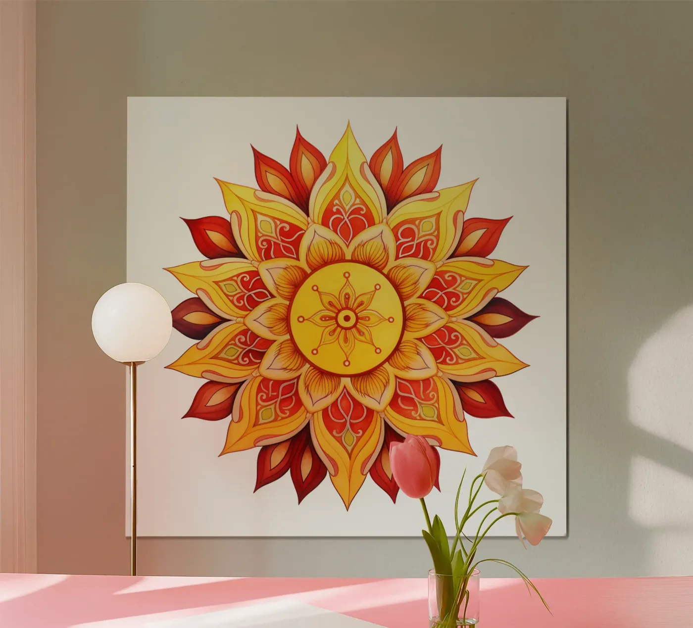 Mandala del sole poster da Spiritual Touch