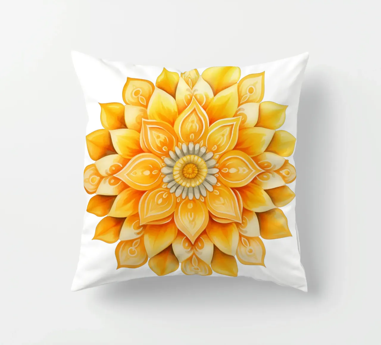Mandala del sole cuscino da Spiritual Touch