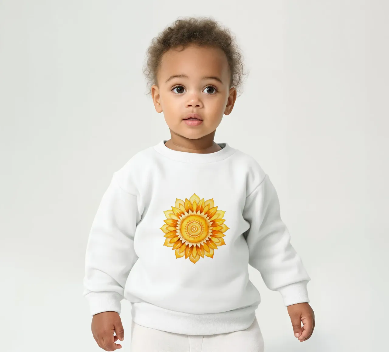 Mandala del sole felpa neonato da Spiritual Touch