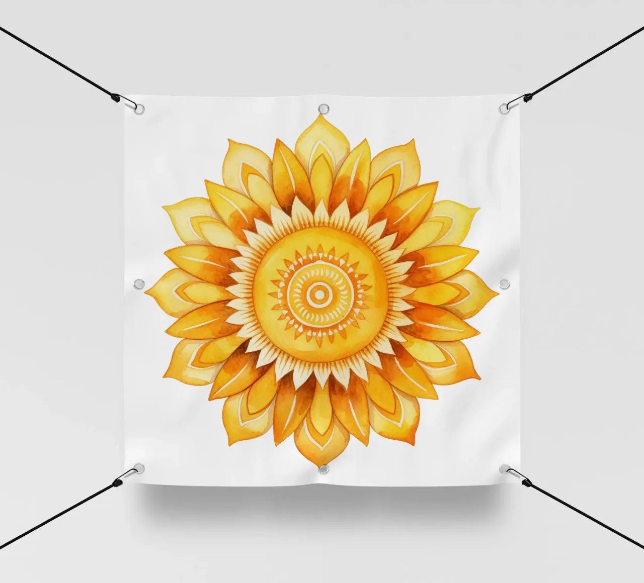 Mandala del sole telo in pvc da Spiritual Touch